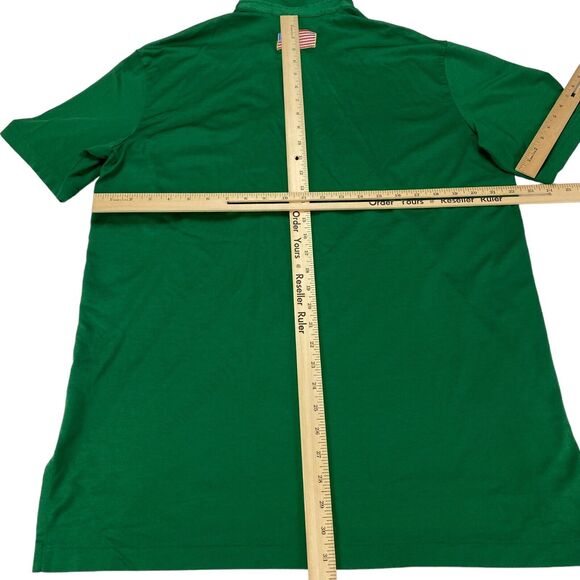 Polo Ralph Lauren Polo Shirt Men's Large Green Golf Performance Ryder Cup 2016 - Picture 3 of 16